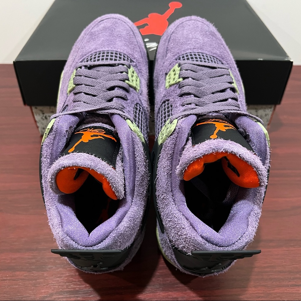 Air Jordan 4, Women’s, AQ9129 500, Canyon Purple - Picture 12 of 14